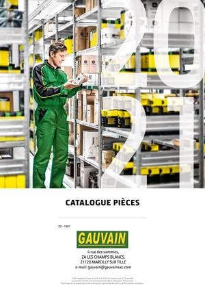 Catalogue Pièces John Deere Gauvain 2021