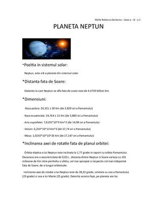 Neptun Proiect