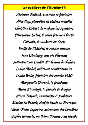 2-Oubliées De L'Histoire FR