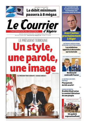 Le Courrier d'Algérie du mercredi 13 janvier 2021