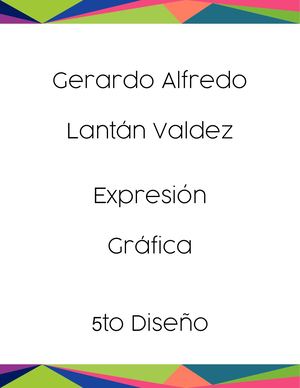 Guía Expresión Gráfica Gerardo Lantán