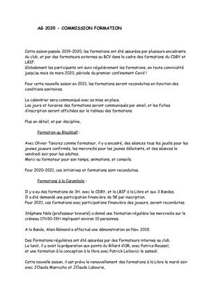 Ag 2020 Rapports Form Sport Arb Logi Bar