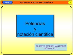 Notación Científica