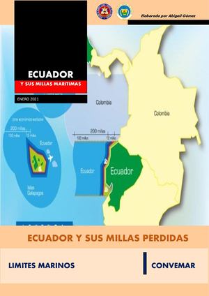 Ecuador y sus 200 Millas Pérdidas