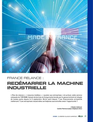 France Relance Redemarrer La Machine Industrielle