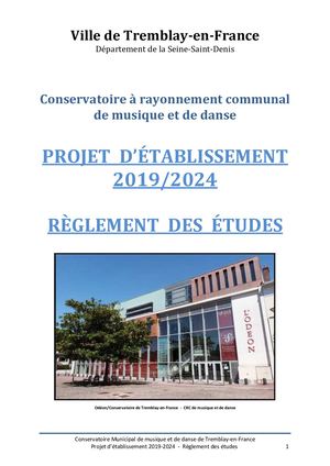 Règlement des études