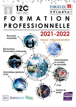 Catalogue Formation Continue 2021 Réseaux - Télécommunications