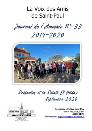 AMICALE ST PAUL REZE JOURNAL 33