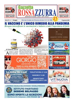 Gazzetta Rossazzurra Anno Vi N 116 1 2021