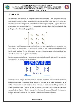Matrices