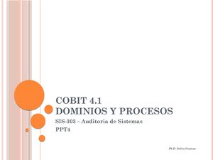 Dominio Planificación Y Organización Cobit 4 1