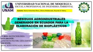 Bioplasticos