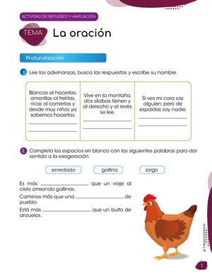 CONEXIONES LENGUAJE 4 ACTIVIDADES REFUEZO AMPLIACION