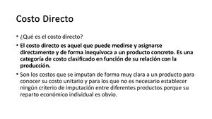Costo Directo