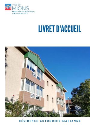 Livret D'accueil