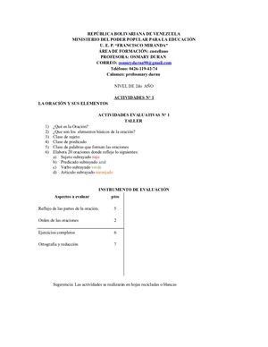 Castellano 2do Osmary Ii Lapso