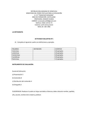 Castellano 3er II Laso