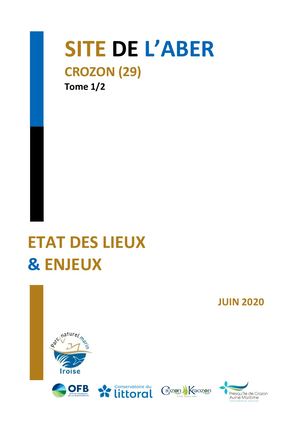 Plan de gestion du Marais de l'Aber Tome1