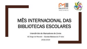 Mibe: Intercâmbio de Marcadores 1ºCiclo_2018-2019