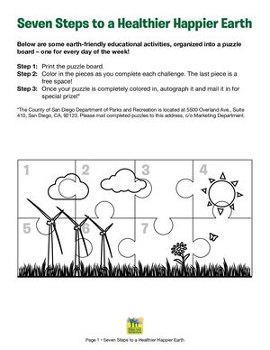 2020 Seven Steps To A Healthier Happier Earth