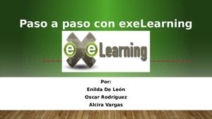Paso A Paso Con Exelearning