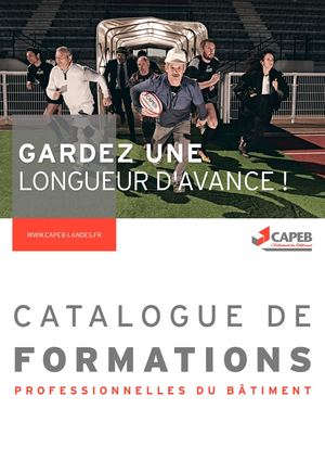 Catalogue Formations CAPEB Landes