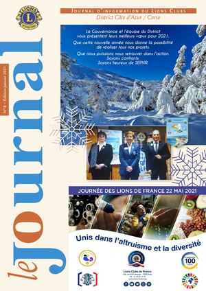 Revue N° de janvier 2021 du District Lions 103CC