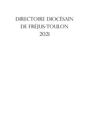 2021A003 DIRECTOIRE DIOCÉSAIN