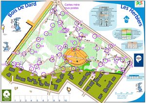 Bois De Dard : course d'orientation, carte mère