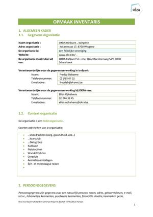 Inventaris Okra Trefpunt