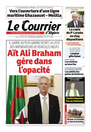 Le Courrier d'Algérie Du mercredi 20 janvier 2021