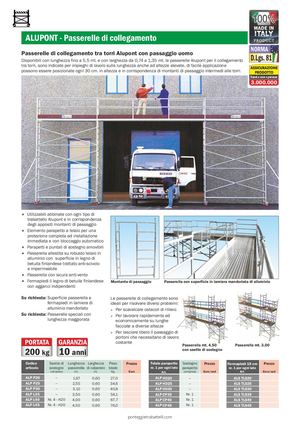Passerelle Di Collegamento ALUPONT
