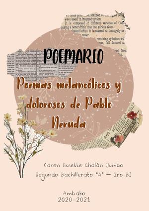 Poemario Pablo Neruda