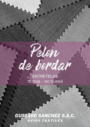 Catalogo De Entretelas Pelon De Bordar