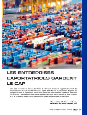 Les Entreprises Exportatrices Gardent Le Cap