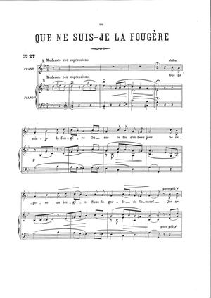 Que Ne Suis Je La Fougère- Albanèse