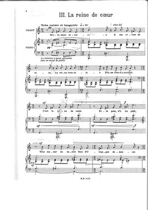 Reine De Coeur Poulenc