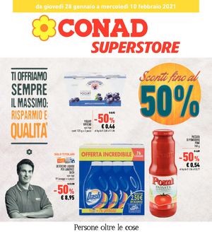 Volantino Conad Superstore Toscana Nord Ovest 28 Gennaio 10 Febbraio