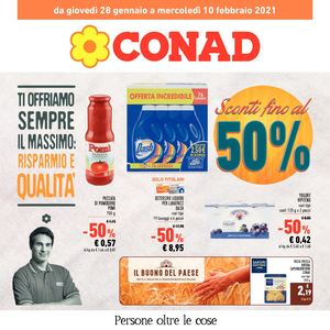 Volantino Conad Sardegna Nord Ovest 28 Gennaio 10 Febbraio