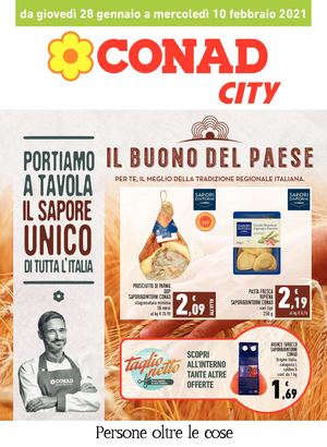Volantino Conad City Sardegna Nord Ovest 28 Gennaio 10 Febbraio