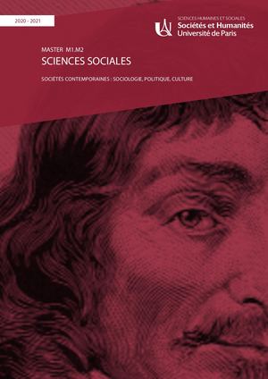 Brochure SHS Master Sc Sociales Soco 2020-2021