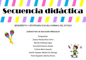 Secuencia Didactica Ritmo Corporal