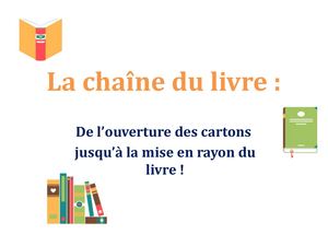 La Chaîne Du Livre de l'ouverture des cartons à la mise en rayon !
