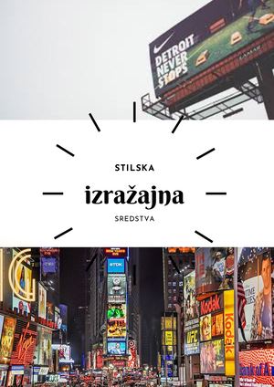 Stilska Izražajna Sredstva Ispravak