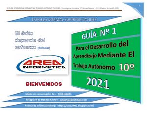Guia Nº 1 Tecnología E Informatica Pro 10º