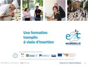 Diaporama de présentation de l'E2C Marseille