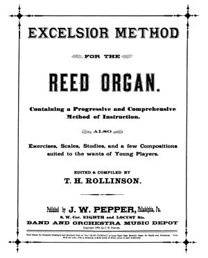 Excelsior Method For The Reed Organ
