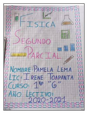 Portafolio 2 Parcial 1 Quimestre Fisica Lema Pamela