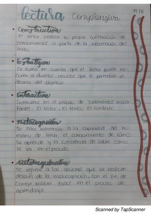 Lectura Comprensiva, Tarea 1 Lengua[1]