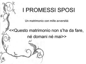 I Promessi Sposi Presentazione Opera Personaggi Con Linea Del Tempo E Parodia1